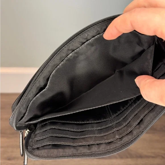 Coach Madison Needlepoint Signature Double Zip Wallet - Picture 13 of 15